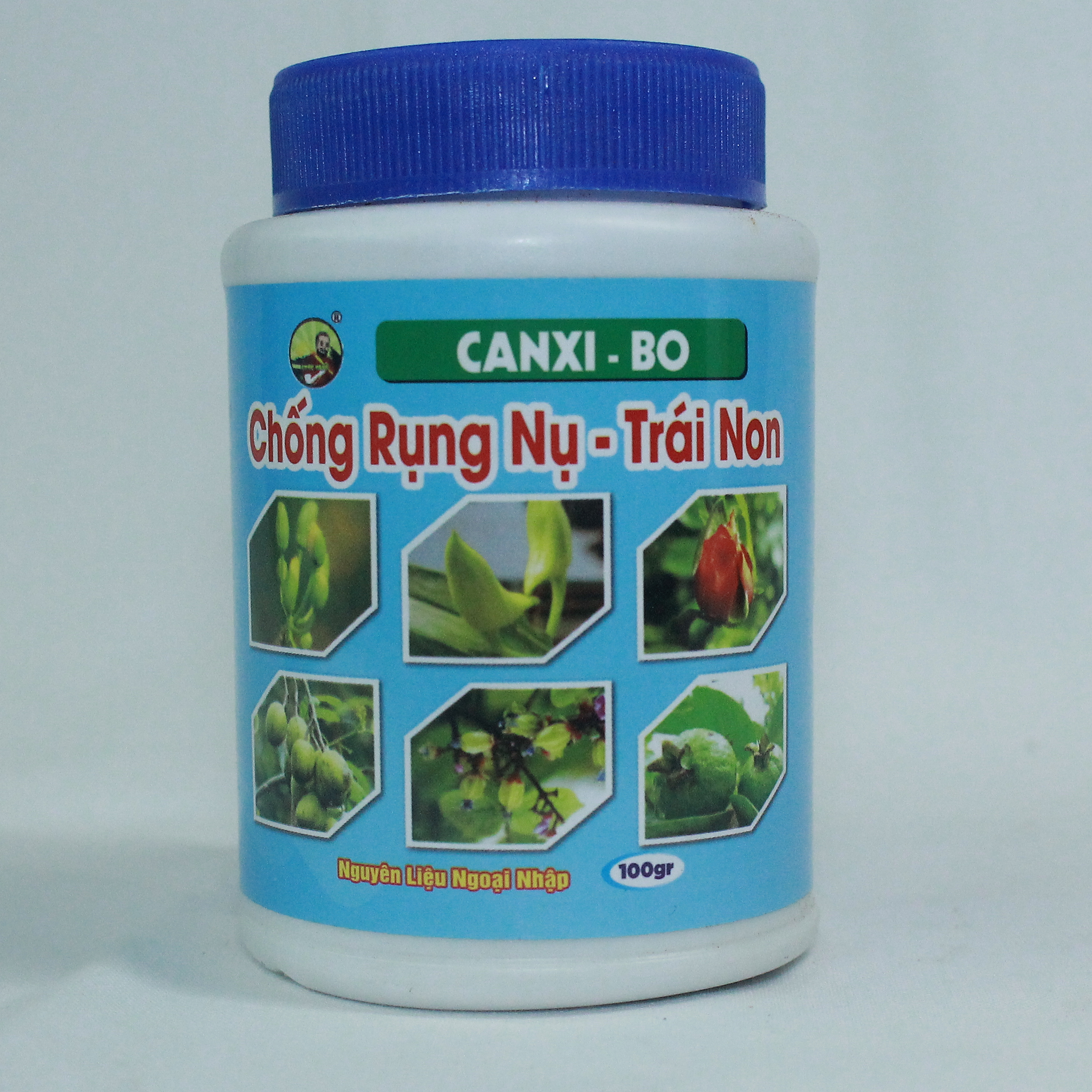Phân bón trung lượng CANXI - BO hũ 100gr - Chống rụng nụ, rụng trái non - Tăng đậu trái - Dùng cho cây cảnh, cây ăn quả