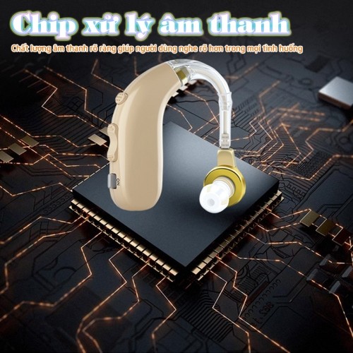 Máy trợ thính không dây pin sạc Axon A-130 - Tặng kèm hộp đựng
