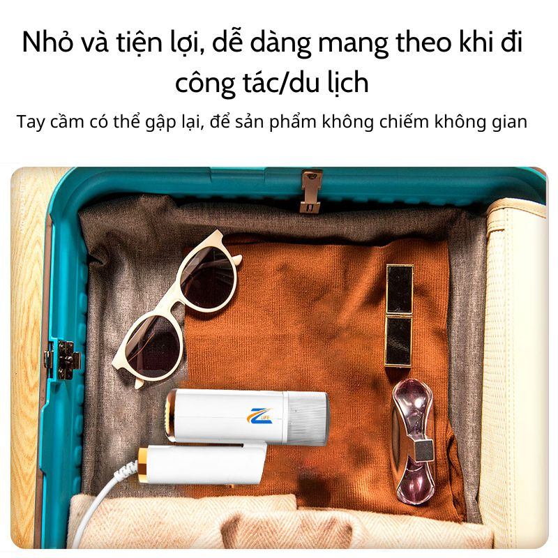 Bàn ủi hơi nước cầm tay Zlife nhập chính hiệu, Bàn là hơi nước cầm tay mini công suất 1000w là thẳng mọi loại vải, máy ủi hơi nước cầm tay làm nóng nhanh dễ dàng sử dụng gấp gọn vali du lịch 