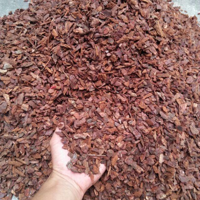 1kg VỎ THÔNG XAY NHỎ Đã Xử Lý