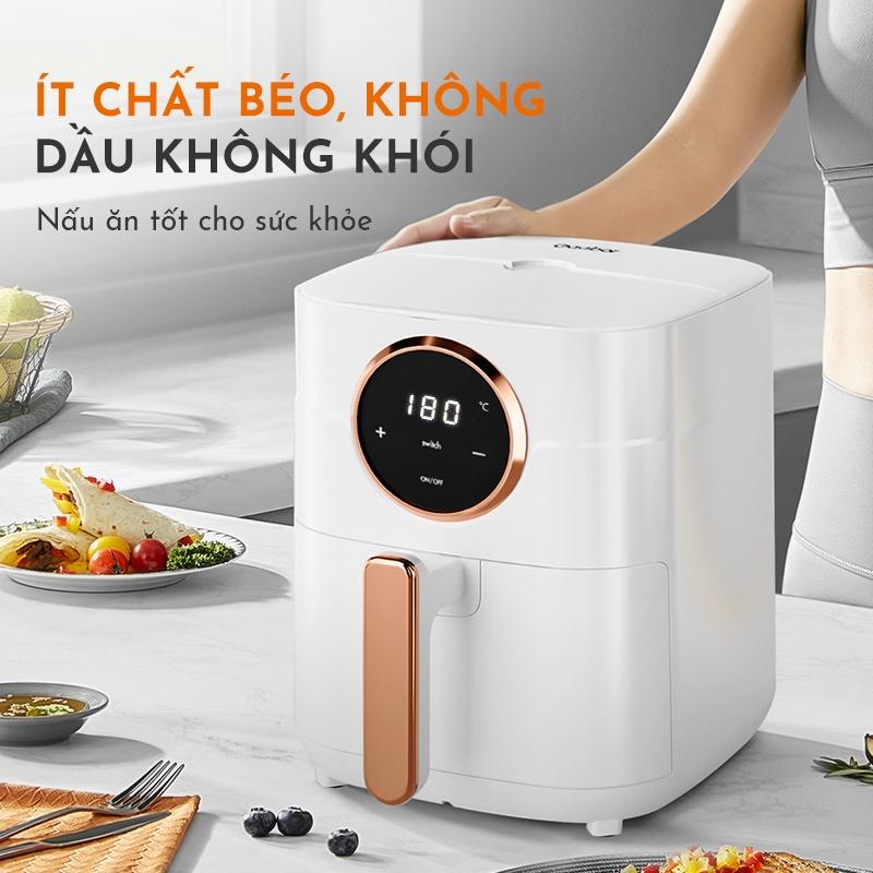 Nồi chiên không dầu GAABOR GA-E45A02 dung tích 4.5L - Thép không gỉ - Giá rẻ - Hàng chính hãng