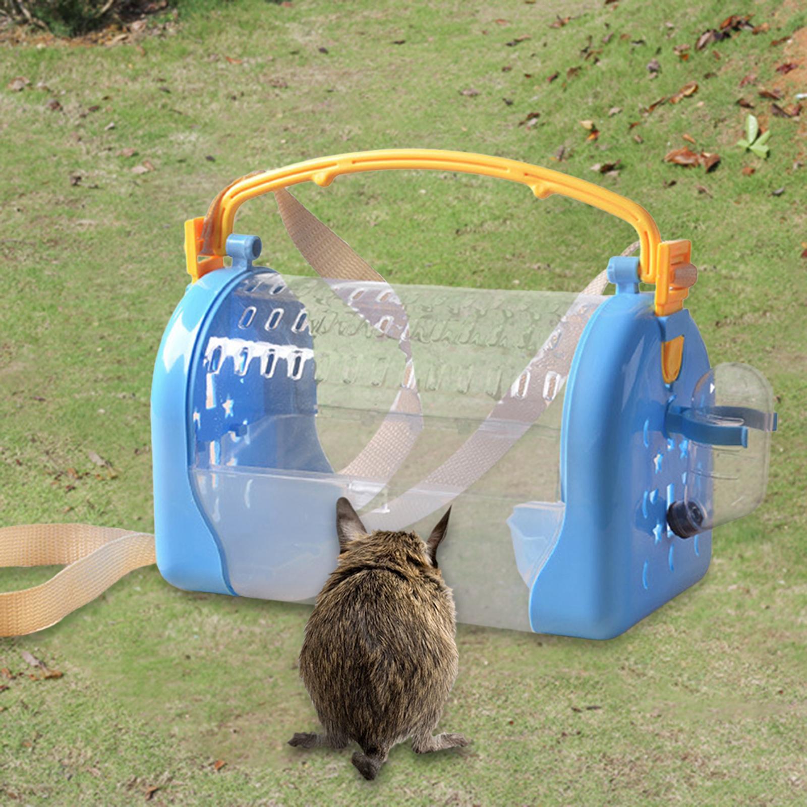 Hamster Carrier Cage Pet Outgoing Cage Pouch Rat Guinea Pig Travel Transport