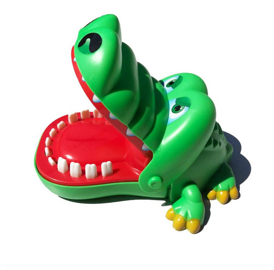 Mô hình khám răng cá sấu độc đáo - Đồ trang trí, quà tặng cho bé - Kích thước 16cm
