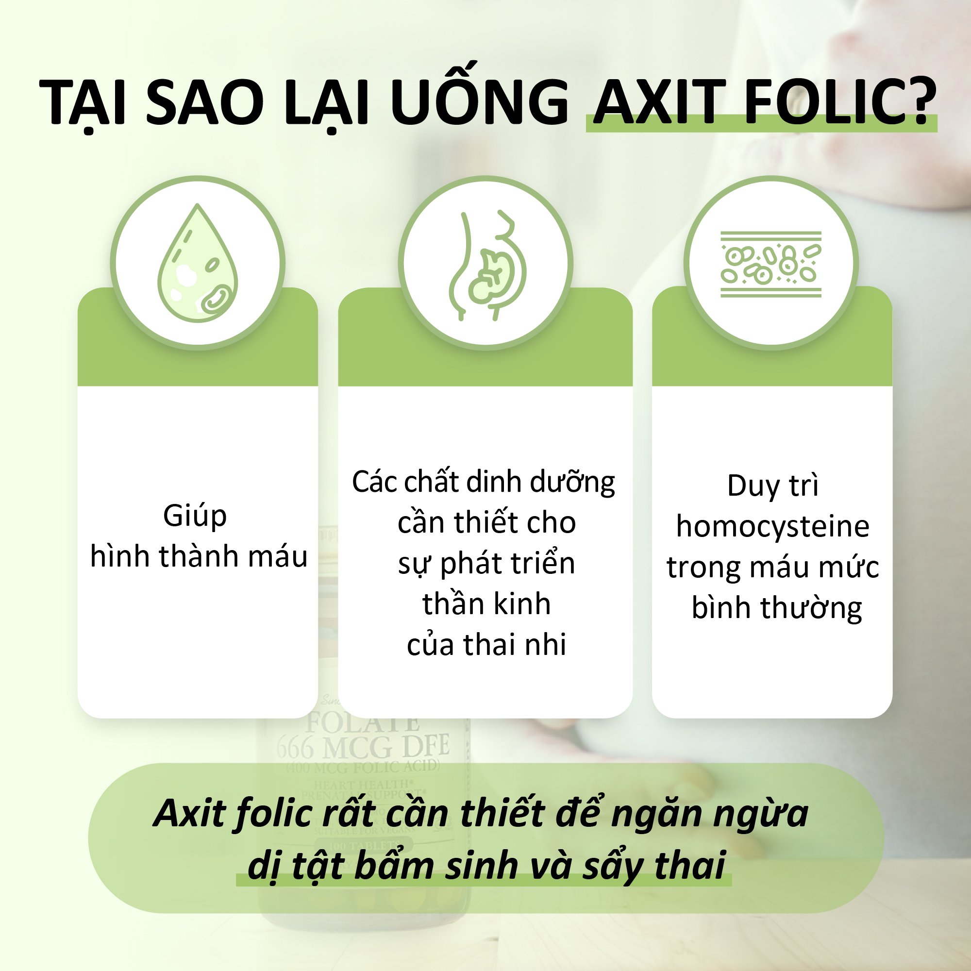 Viên Uống Solgar Folate 666 MCG DFE Folic Acid - Bổ Sung Hồng Cầu, Lọc Máu Cho Người Lớn