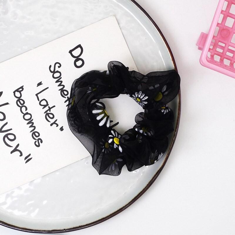 Dây buộc tóc hoa cúc cho bạn gái