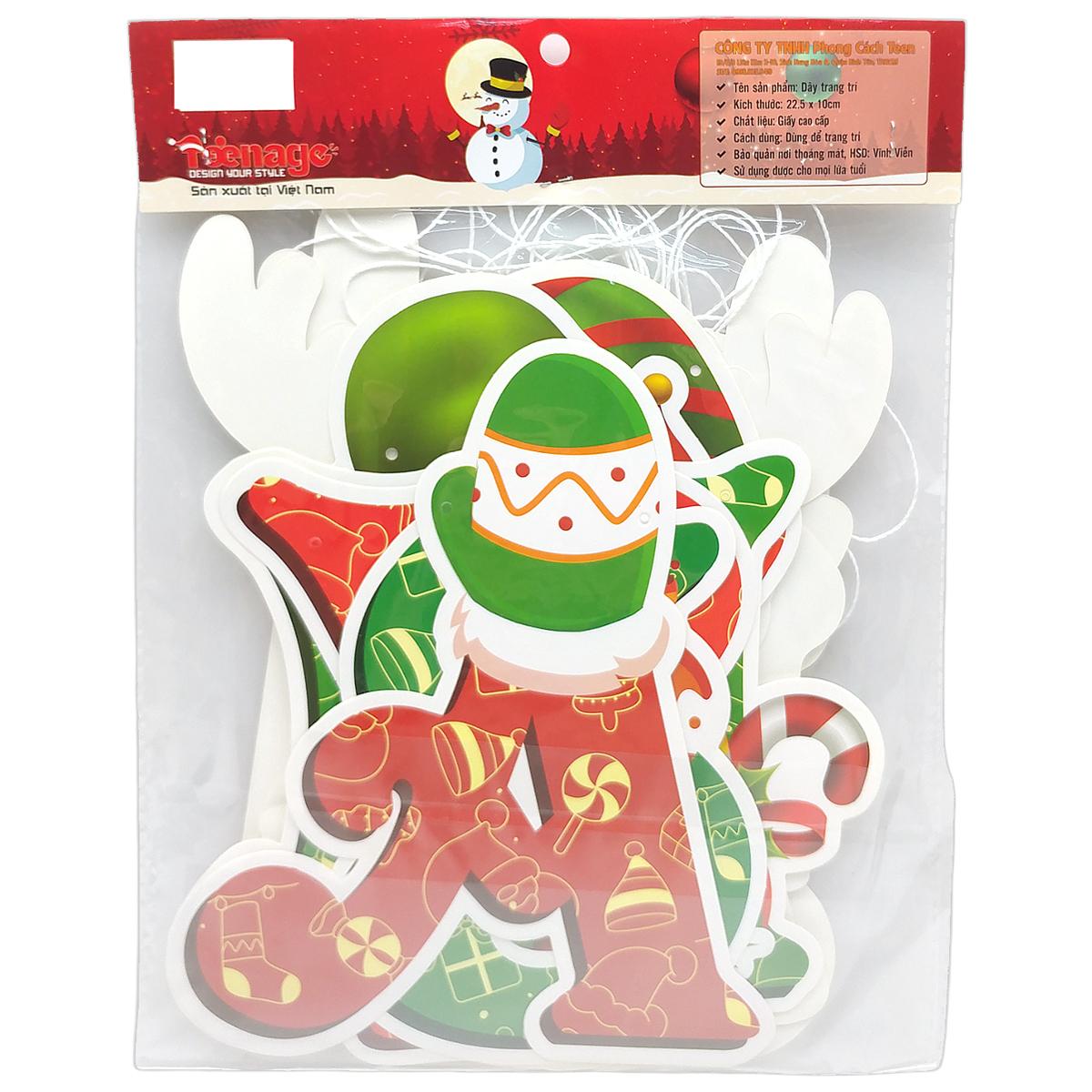 Dây Trang Trí Giáng Sinh Hình Chữ - Teenage KT-05