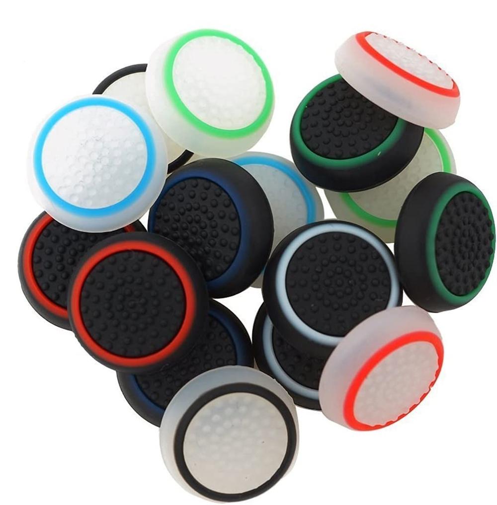 500 cái Thay thế Silicone Thumb Grip Stick Analog Joystick Cap Cover cho Ps3 / Ps4/ Ps5 / Xbox 360 / Bộ điều khiển trò chơi One Màu sắc: phối