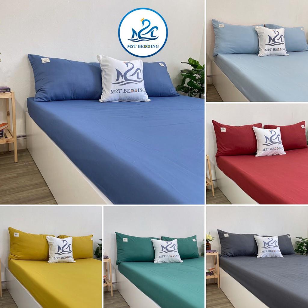 Bộ ga giường và vỏ gối Cotton Tici M2T Bedding ga gối Cotton Hàn Quốc đủ size drap nệm