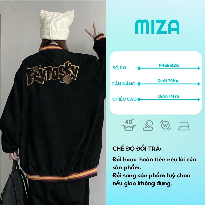 Áo khoác nhung nam nữ bomber unisex gió jacket cúc bấm form rộng local brand ulzzang phong cách hàn quốc đep FLYTOSKY
