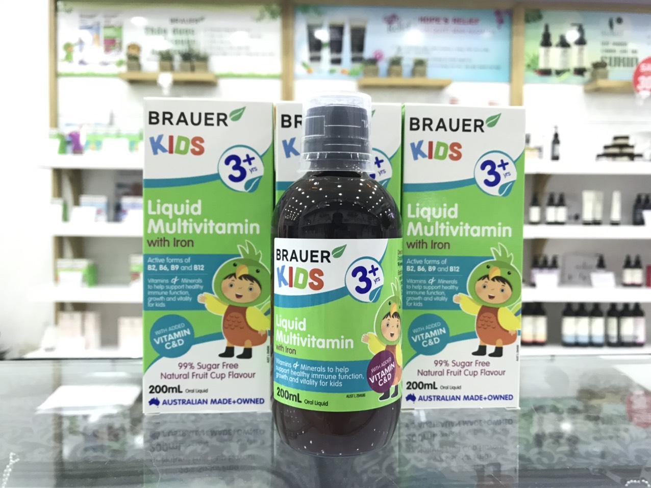 Siro Bổ Sung Vitamin Tổng Hợp Và Sắt Brauer Úc Cho Trẻ Trên 3 Tuổi (200ml)