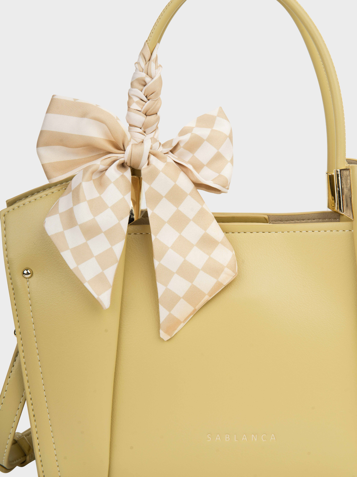 Túi Handbag nữ cầm tay thắt nơ xinh xắn SABLANCA HB0180