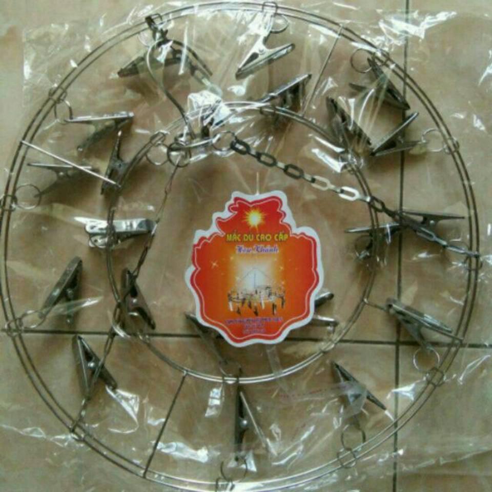 Móc chùm inox hình tròn