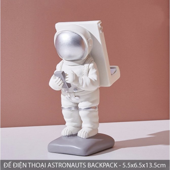 TƯỢNG PHI HÀNH GIA ASTRONAUTS trang trí đỡ điện thoại đẹp mắt