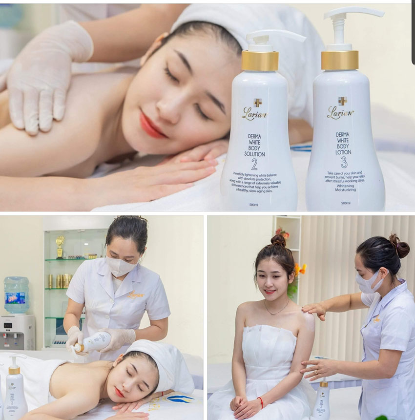 Kem ủ trắng Body, tắm trắng Spa