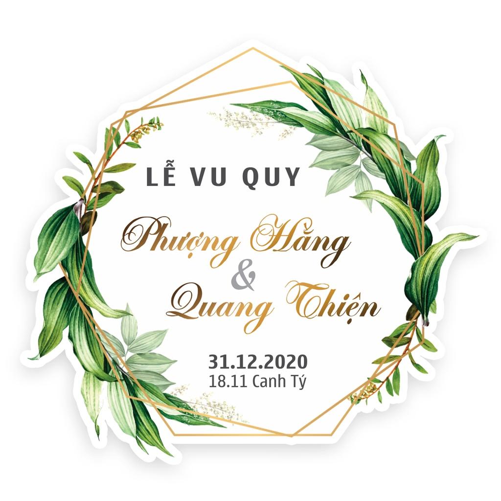 Bảng Cưới, Bảng Đón Khách Để Cổng Cưới, Trang Trí Đám Cưới_DECAL VIP
