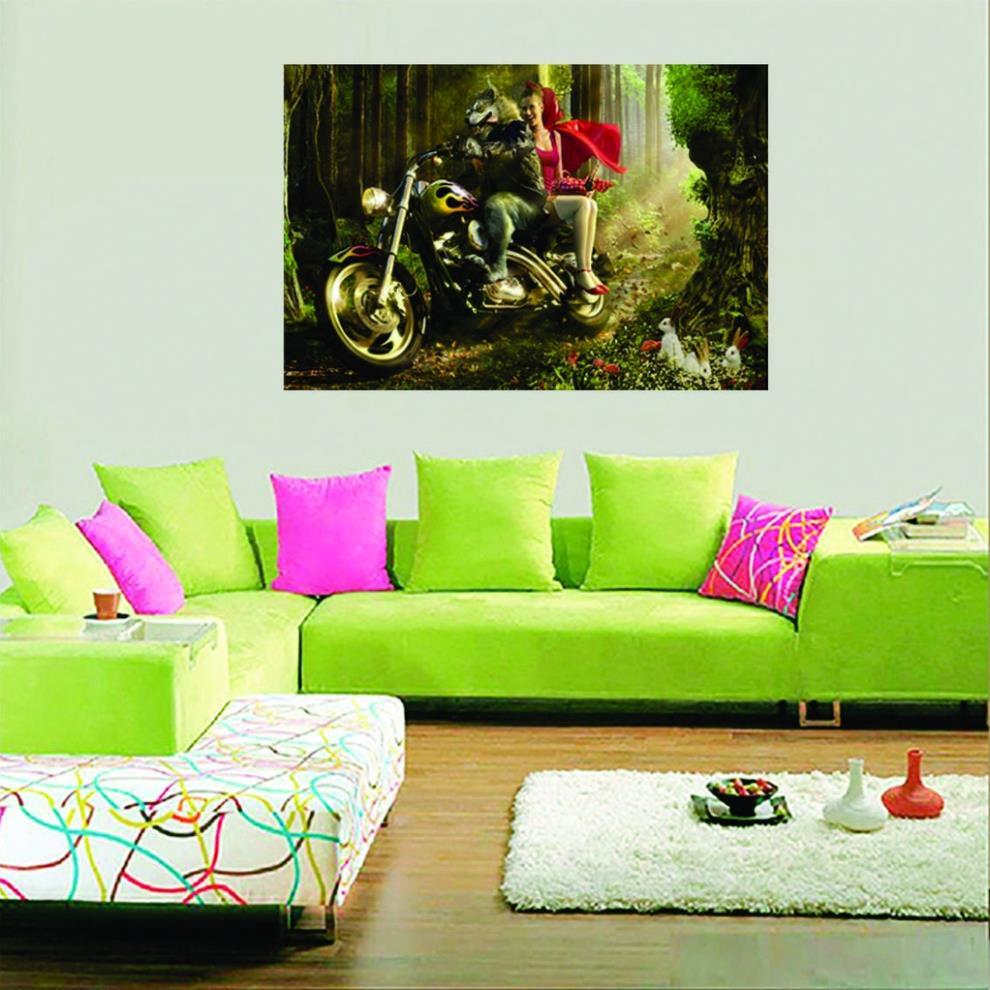 Tranh treo tường danh lam thắng cảnh Việt Nam, tranh màu sắc nghệ thuật trang trí