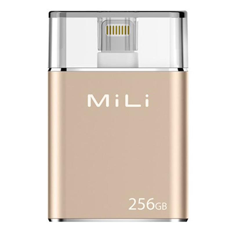 Ổ Cứng Di Động Mili IDATA 256GB USB 3.0 (Vàng) - Hàng Chính Hãng