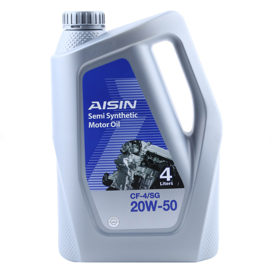 Nhớt Động Cơ AISIN ECSF2054P 20W-50 CF4 / SG Semi Synthetic (4L)