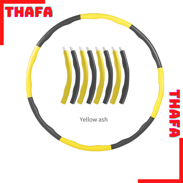 Vòng Lăc Eo Thon 8 Khúc Foanm Hula Hoop Cao Cấp-Hàng Chính Hãng THAFA