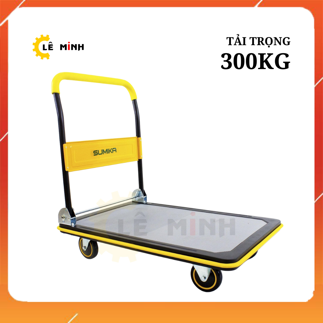 Xe đẩy hàng 4 bánh SUMIKA T300 - Tải trọng 300Kg