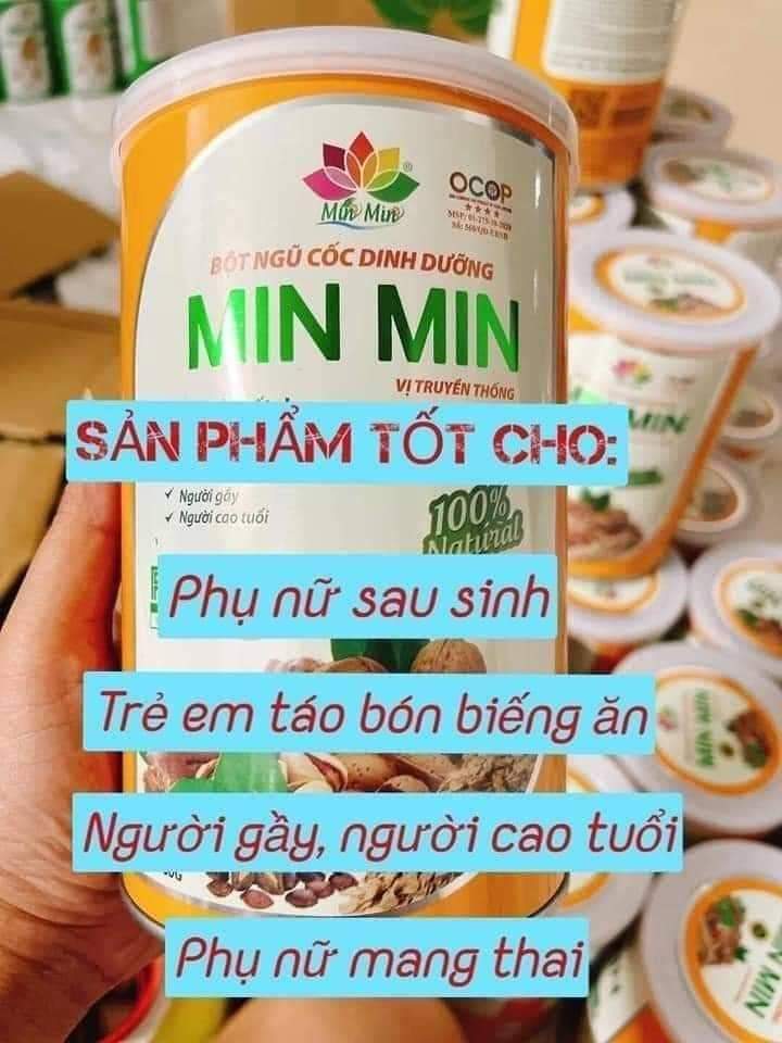 Ngũ cốc lợi sữa Min Min loại 29 hạt  Ngũ Cốc Dinh Dưỡng Cho Cả Gia Đình