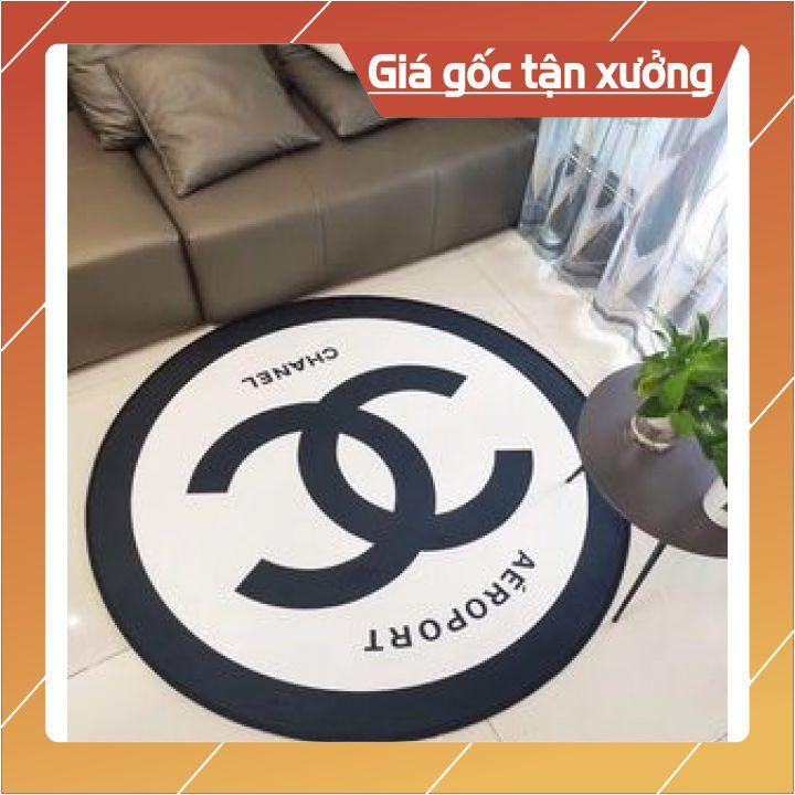 Thảm chân hình tròn - đế cao su chống trơn trượt - cam kết thấm hút tốt