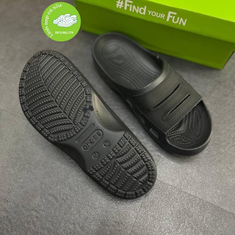 Dép lê cross yukon sport màu đen dành cho nam