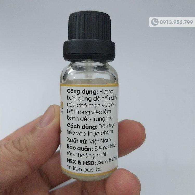 Tinh dầu hương bưởi nấu chè, làm bánh dẻo trung thu Bahato lọ 20ml