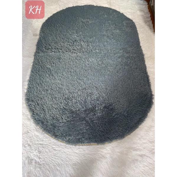 Thảm lông hình Ovan 1mx1m6