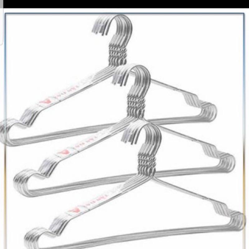 Sét 10 móc treo quần áo ,chịu lực tốt dài 50cm , loại 5kg