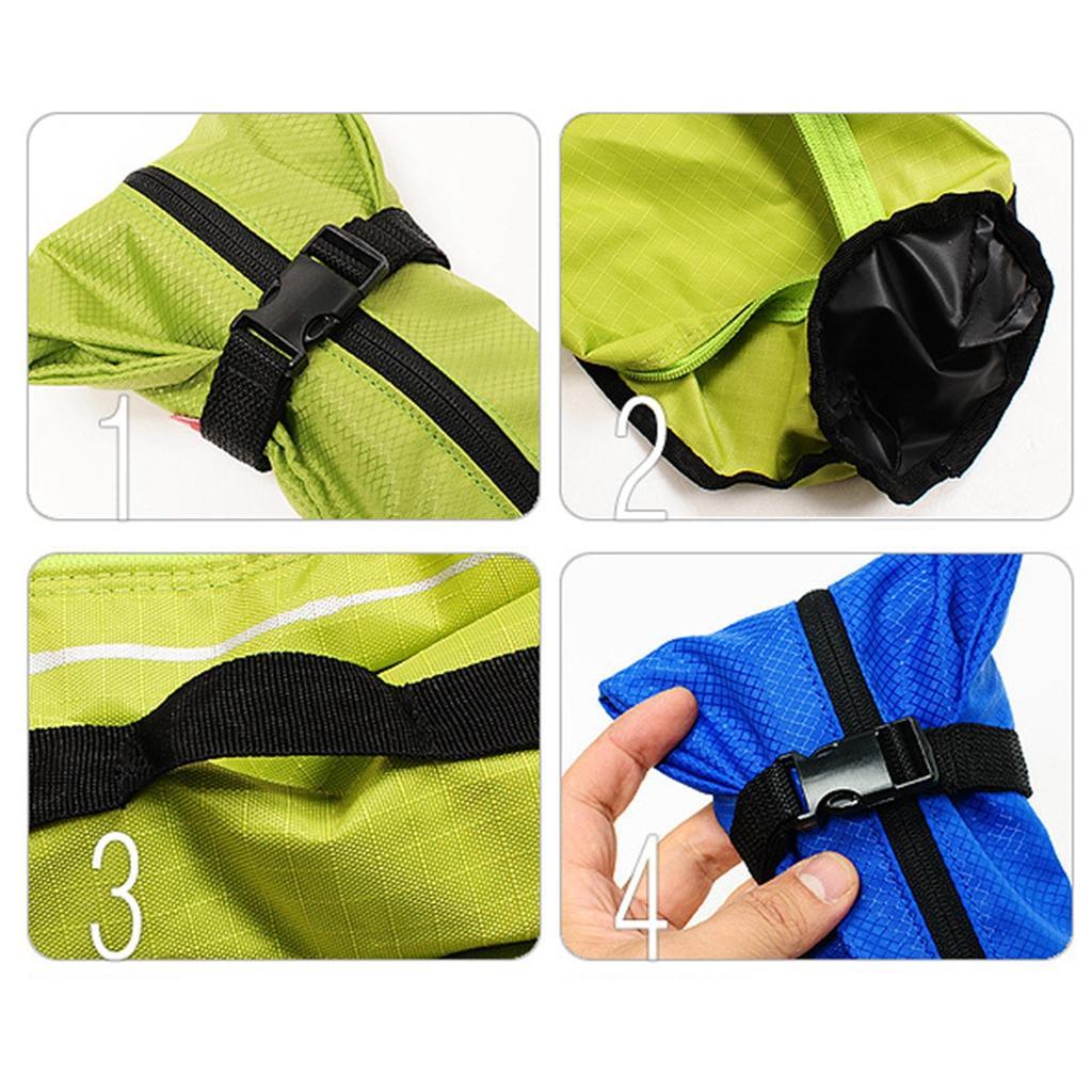 2pcs Waterproof Hiking Stick Trekking Walking Pole Storage Case