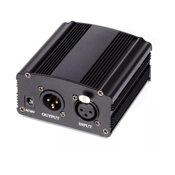 SOAIY Nguồn Phantom 48v cho Micro condenser cao cấp - Hàng Nhập Khẩu