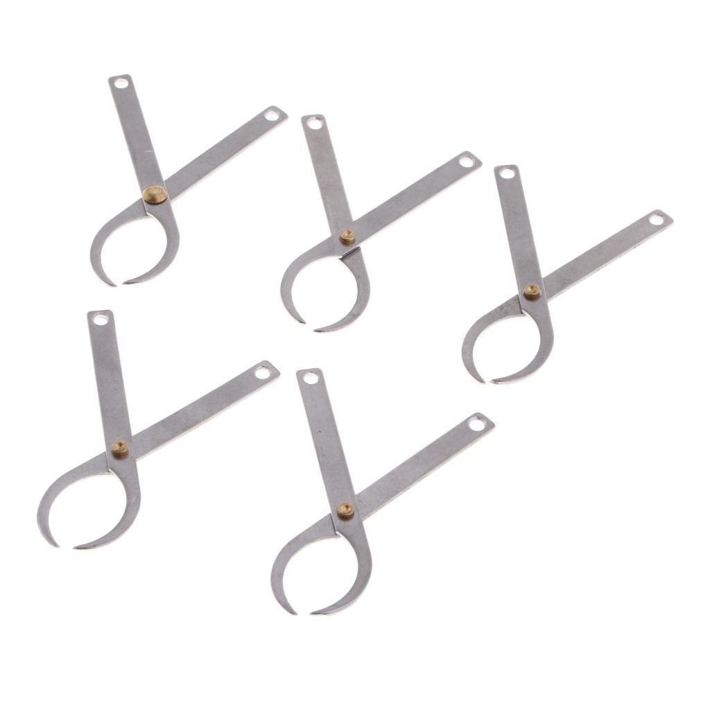 5pcs Stainless Steel Carp Fishing Bait Feeder Clamp Clip Baiting Pliers