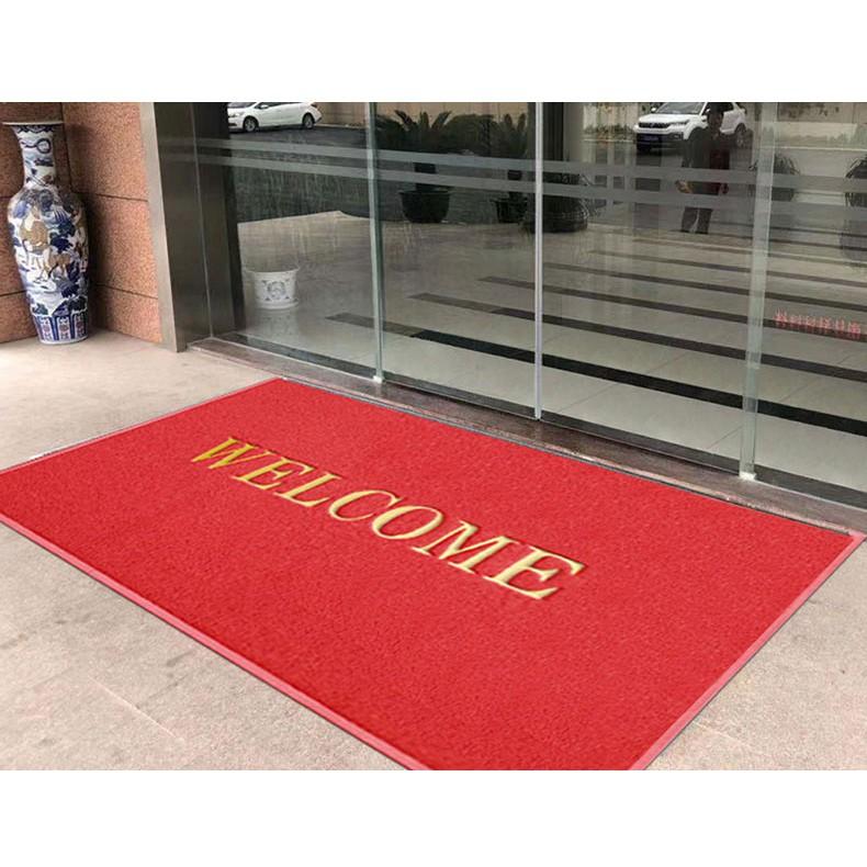 Thảm chống trơn PVC welcome 60x90cm