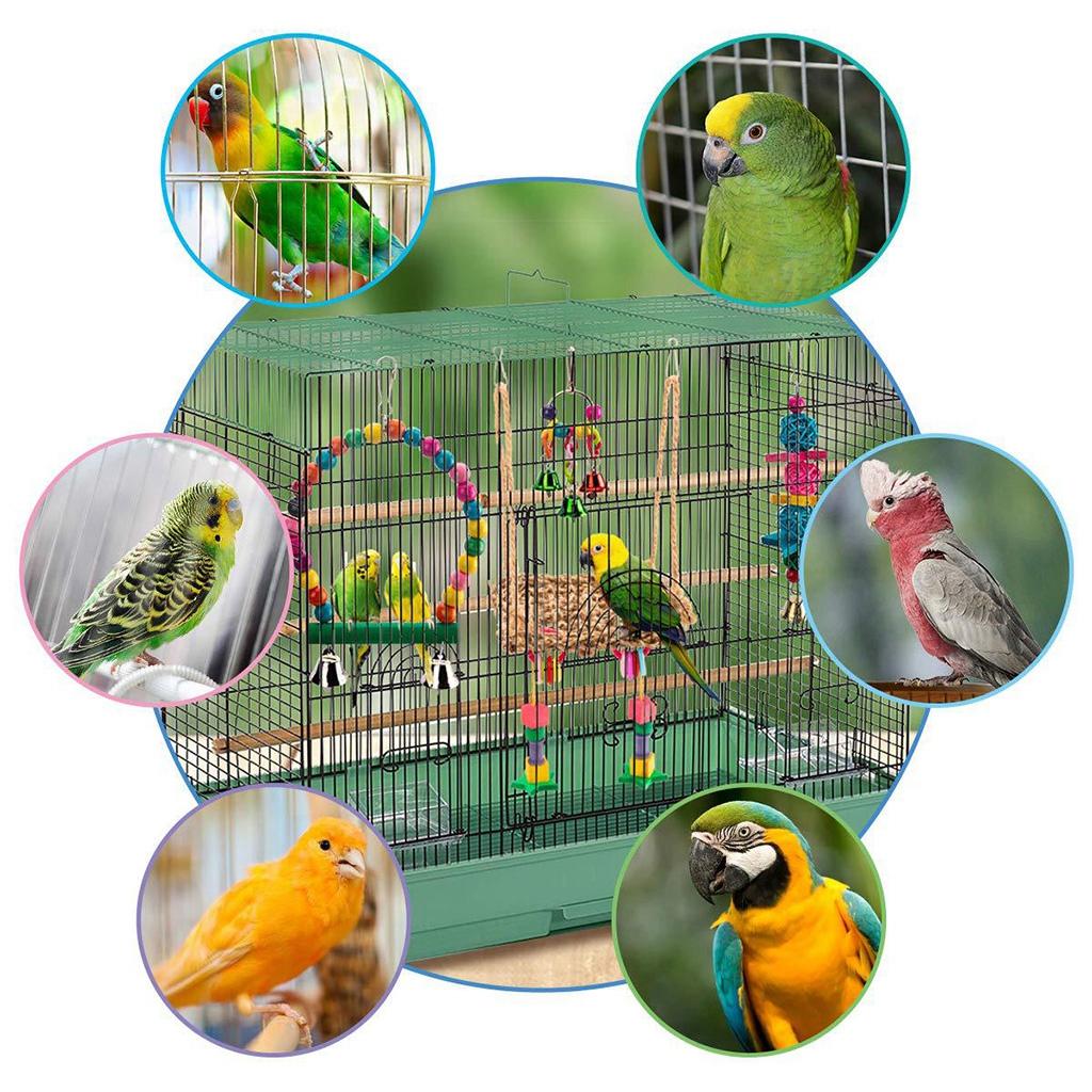 Cage Hanging Bed Hammock Birds Chew Swing Toys for Bird Parrot Pet Budgie