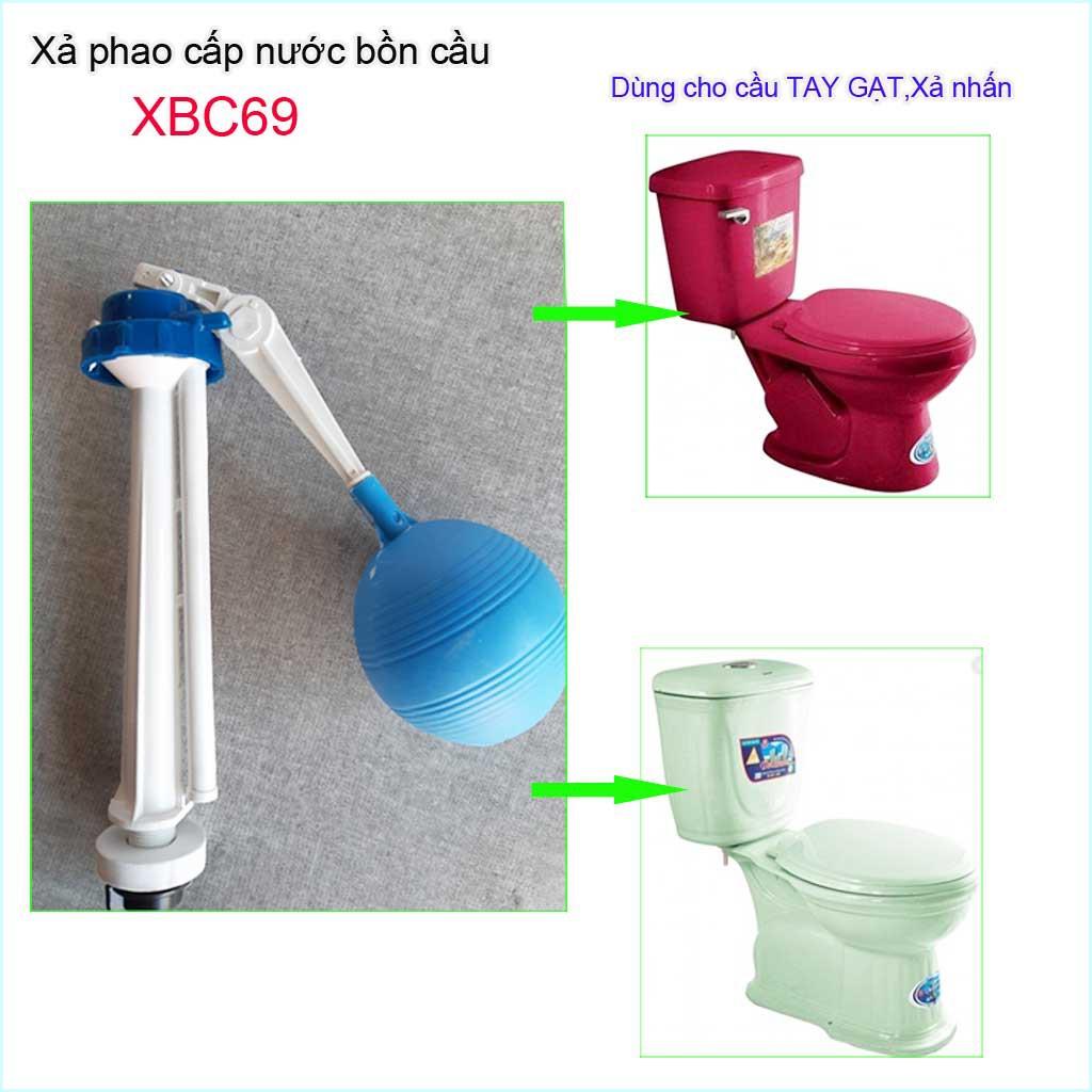 Cụm phao cấp nước bồn cầu, cụm cấp nước cho xí bệt, phao xả bồn cầu KAG-XBC69