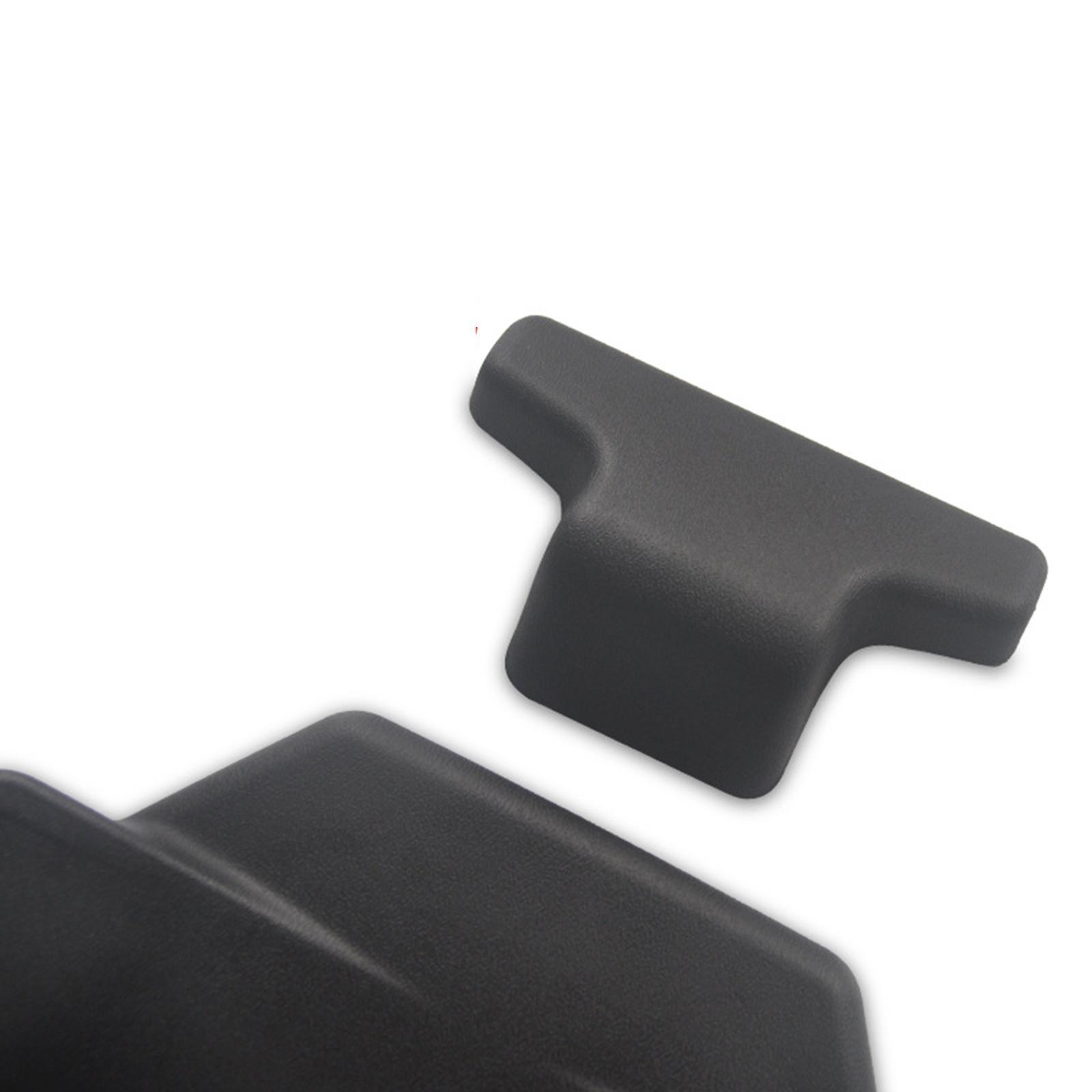 Motorcycle Rear Saddlebag Trunk Pad Cushion Accessories Easily Install Black