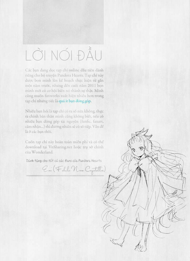 unbirthday - pandora hearts online magazine chapter 1 5