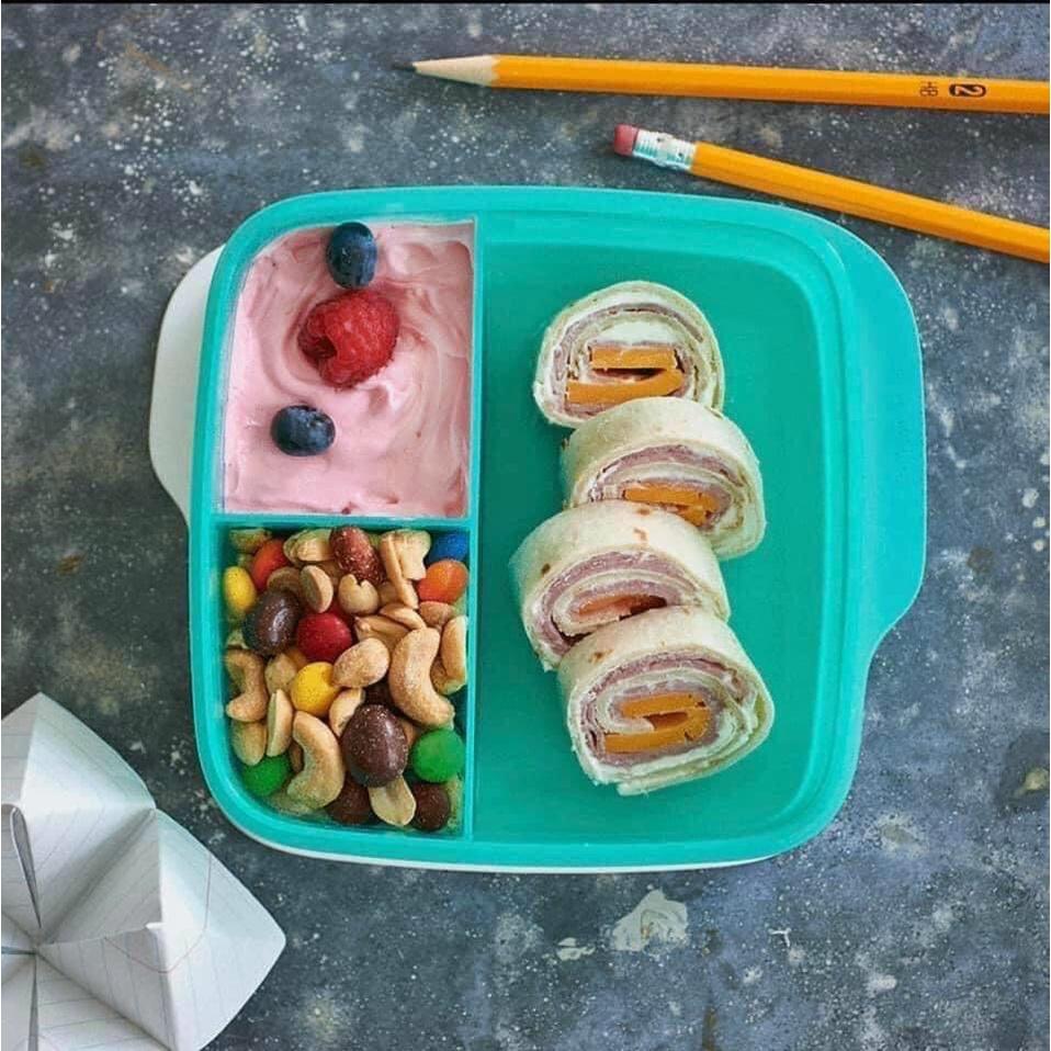 Hộp cơm chia ngăn 550ml LollyTup - Tupperware