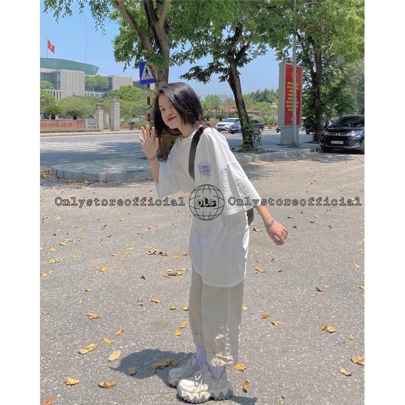 Set áo oversize+quần ống rộng