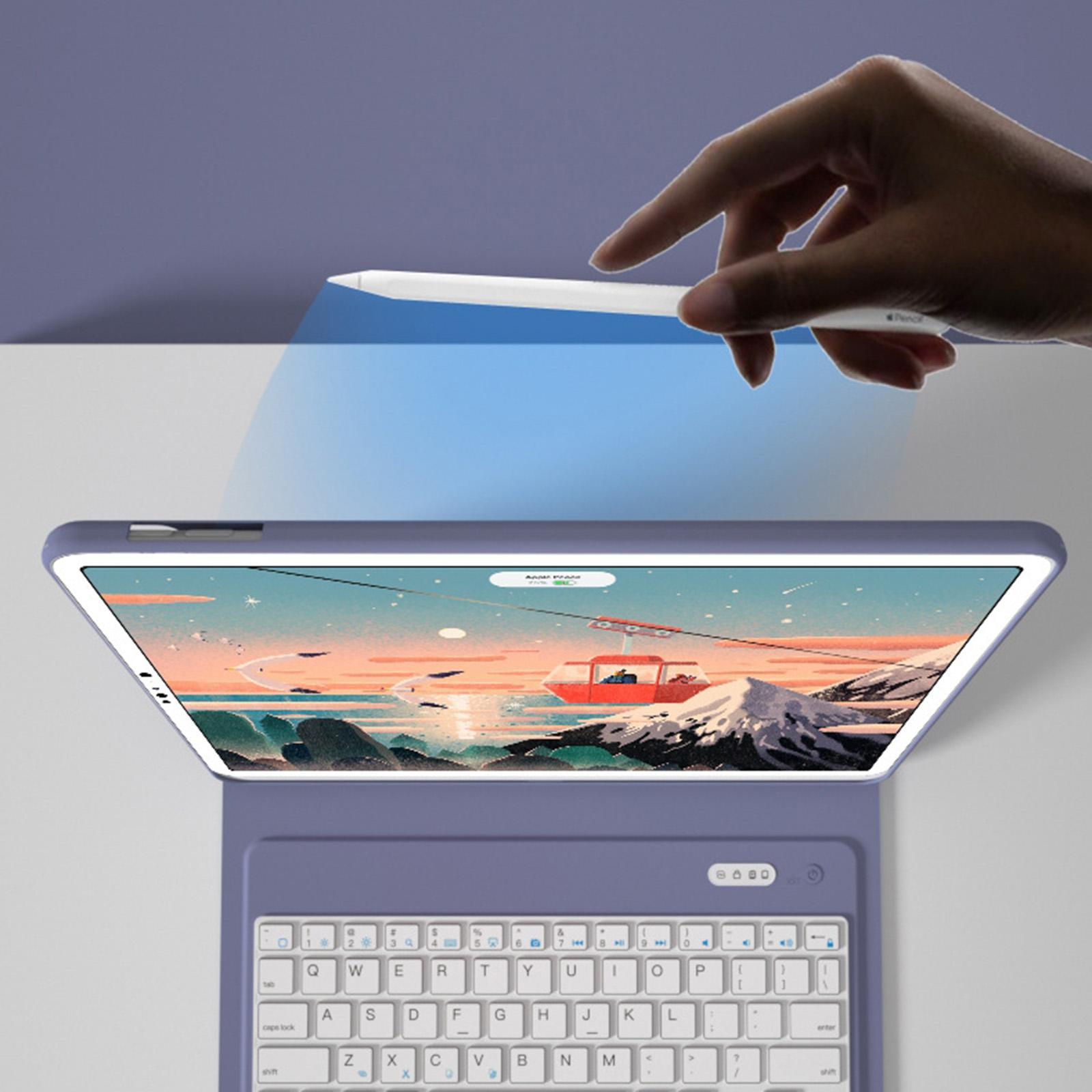 Durable Bluetooth Keyboard Case Cover for iPad Pro 10.5 inch, with pen holder, Stand Function