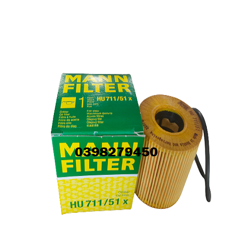 LỌC DẦU(NHỚT) BÔI TRƠN MANN FILTER CHO BMW HU711/51X (MÃ:11 42 7 557 012; 11 42 7 622 446. WL7413)