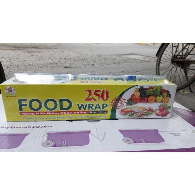 Màng Bọc Thực Phẩm FOOD WRAP P250 ( 30cmx150m) PVC Không Độc Hại, Đảm Bảo An Toàn Cho Sức Khoẻ