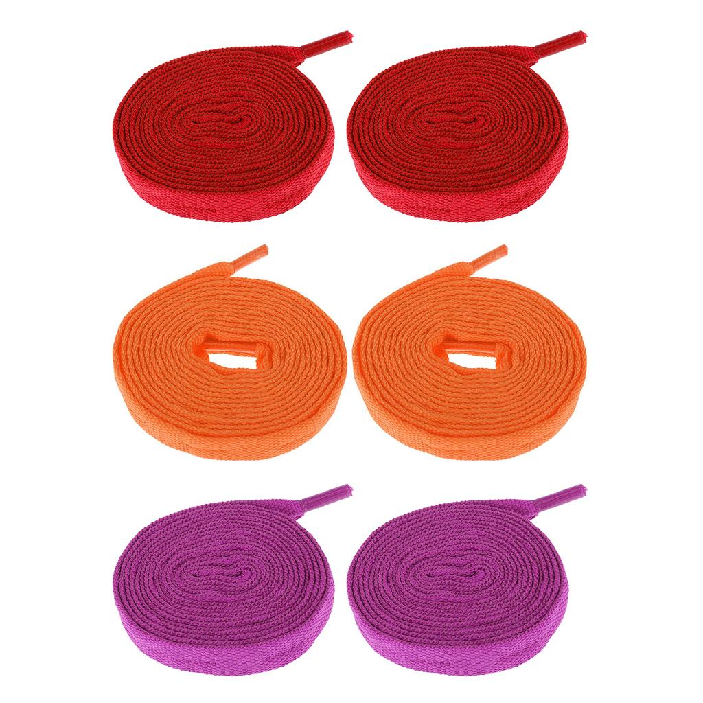 3 Pairs Skates Shoelaces Roller Inline Skate Boots Strings