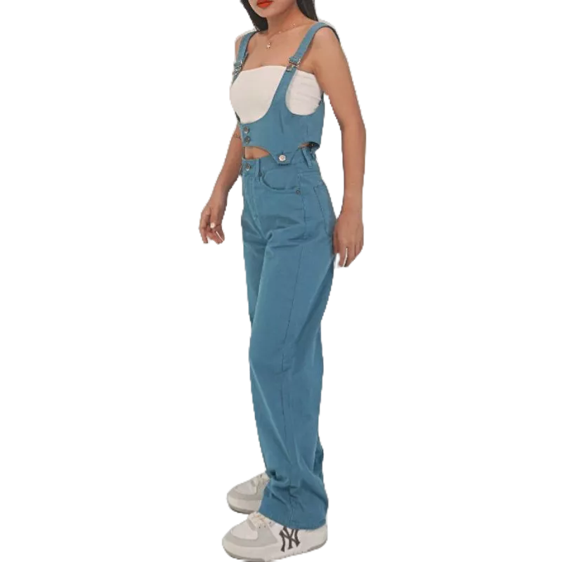 Siêu Hot: Quần Jean Nữ Ông Đứng & Áo Yếm Nữ Ngắn Y7 phong cách mới - Từ Thương Hiệu Samma Jeans!