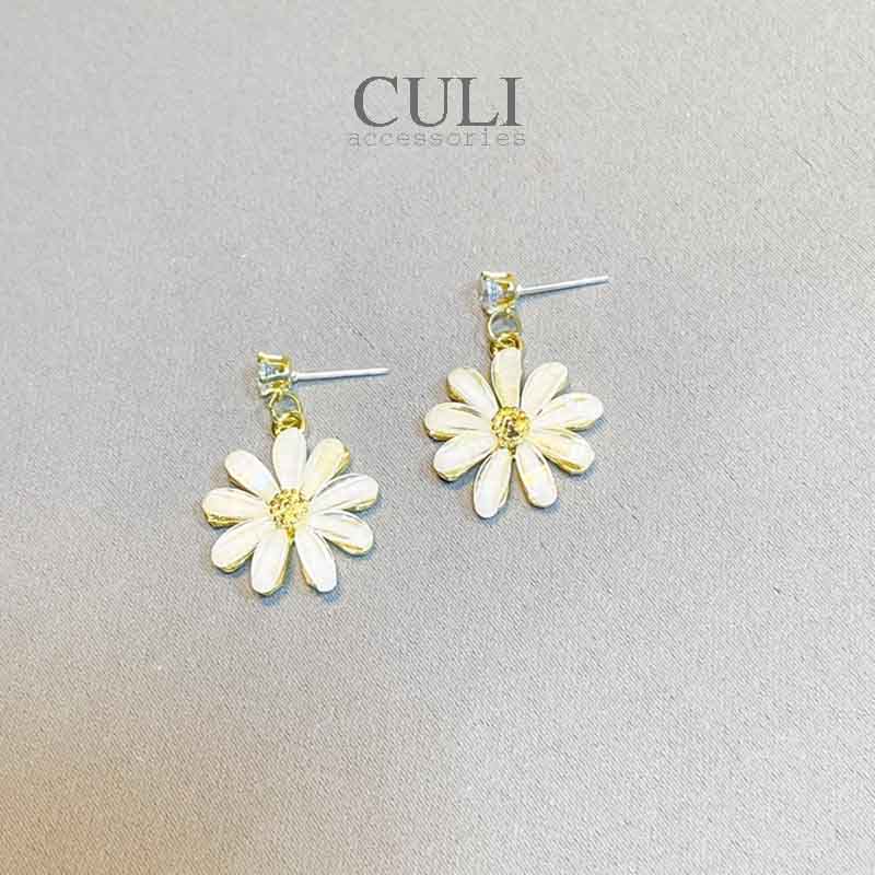 Khuyên tai hình hoa cúc xinh xắn HT663 - Culi accessories