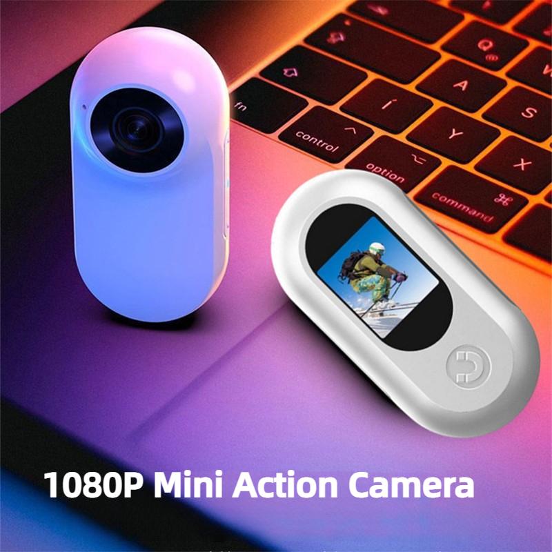 Camera Hành Động Mini 1080P Di Động Nhỏ Bỏ Túi Camera Có Màn Hình Thể Thao DV Xe Đạp Xe Đạp Dash Cam Cho Ô Tô Đầu Ghi Hình Kỹ Thuật Số