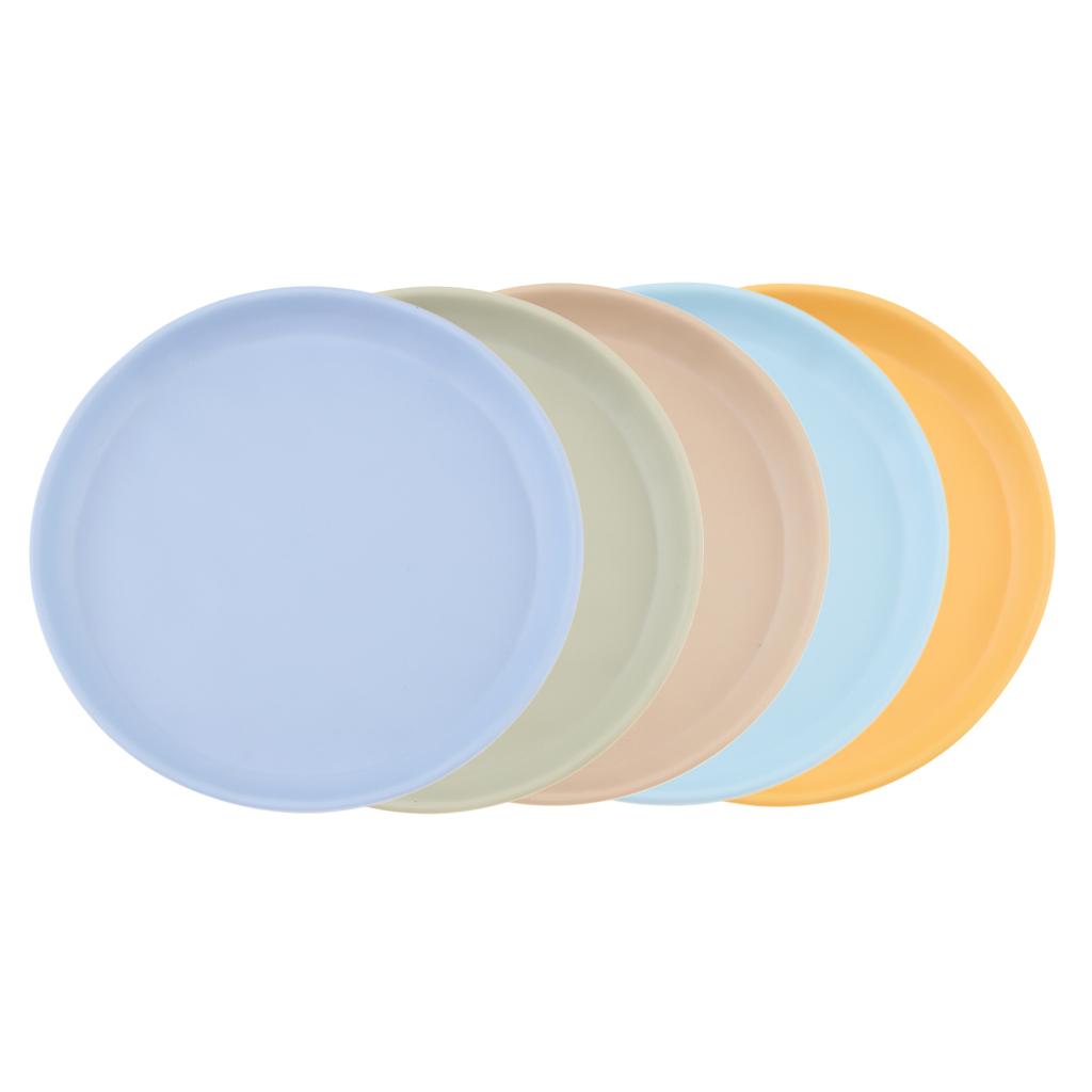 Eco Friendly Plastic Stackable Mug Cup Saucer Coffee Tea Milk