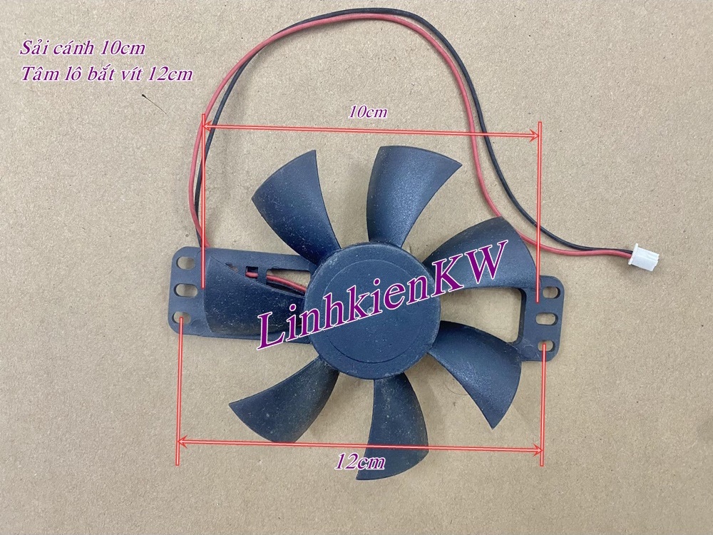 Quạt bếp từ 18vdc mới đóng hộp.