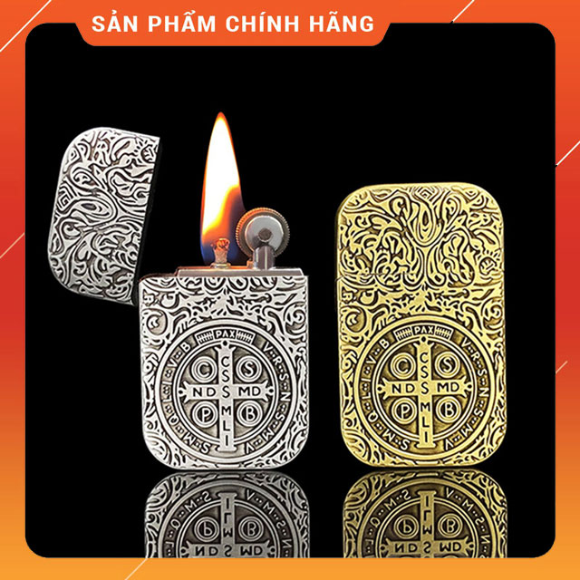 Hộp Quẹt Bật Lửa Xăng Đá HG05 Nhiều Họa Tiết Độc Lạ - Nhiều màu